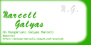 marcell galyas business card